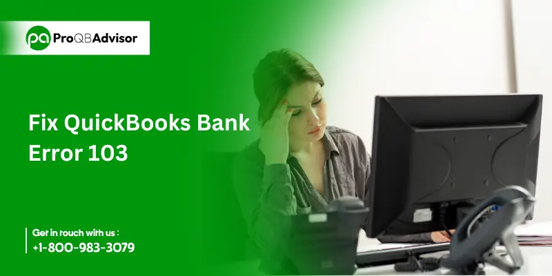 Fix QuickBooks Error 103