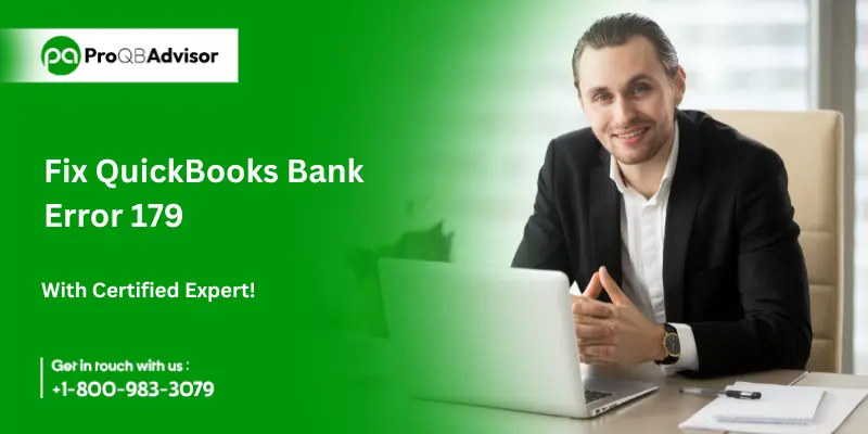 Fix QuickBooks Bank Error 179