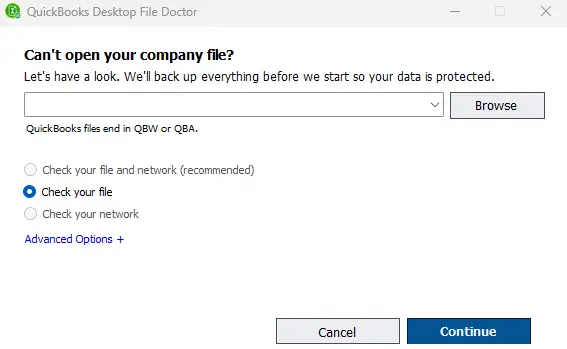 QuickBooks File Doctor