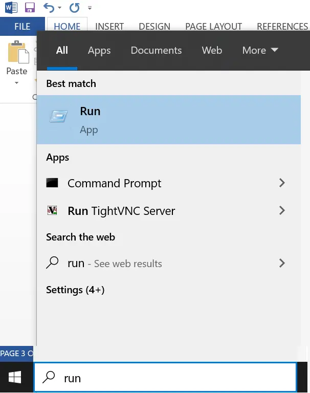 Run Command