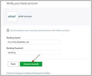 Verify your bank account