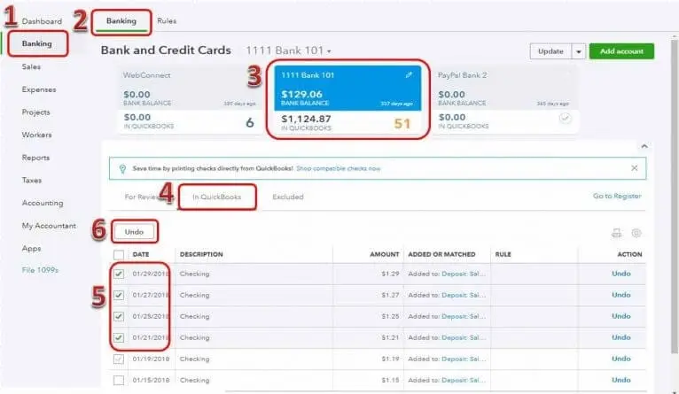 change your bank sign-in information