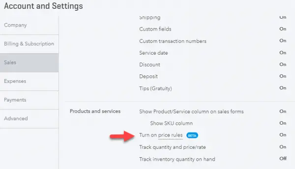 Accounts and Setting
