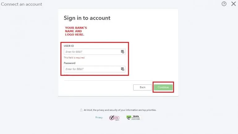Connect an Account