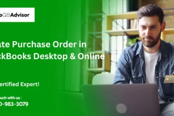 Create Purchase Order in QuickBooks