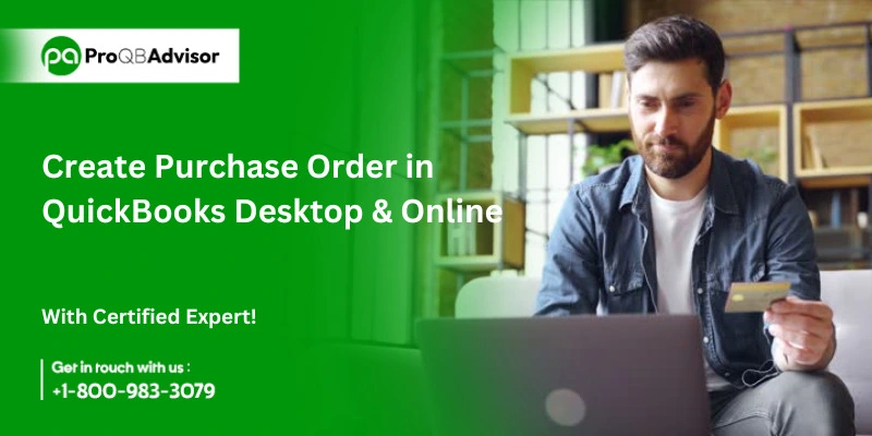 Create Purchase Order in QuickBooks