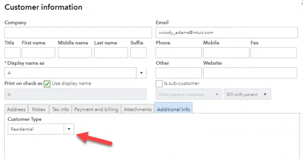 Customer Information