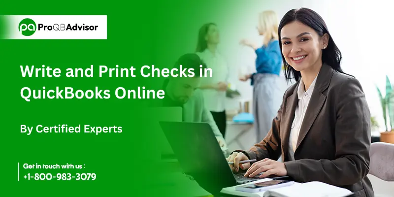 Write and Print Checks in QuickBooks Online