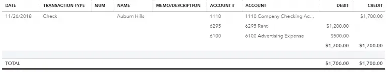 general ledger