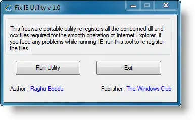 Fix Internet Explorer Other Issues