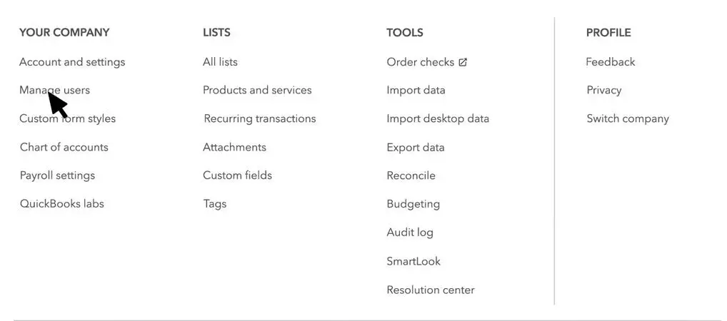 Make a Fresh Administrator User for QuickBooks