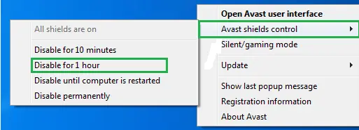 Restart Your Computer and Temporarily Turn Off Your Anti-virus Software
