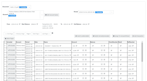 Converting PDF Bank Statements