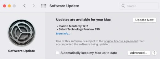Software Update