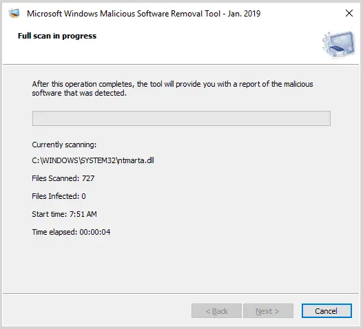 You must now click the scan and start tab to begin the scanning process.
