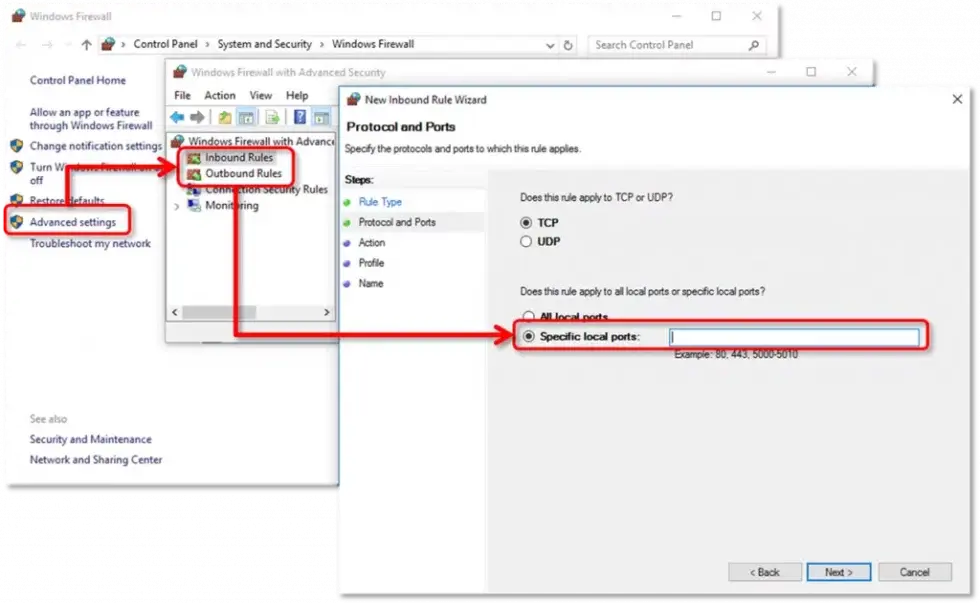 Verify internet and settings of QuickBooks