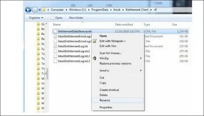Change the QBWUSER.INI File Name