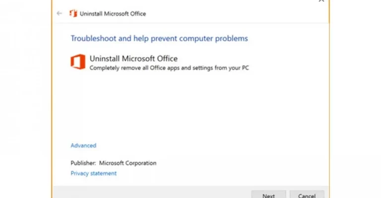Uninstall Microsoft Office